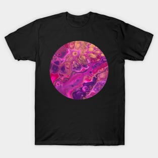 Pink Passion / Acrylic Pouring T-Shirt